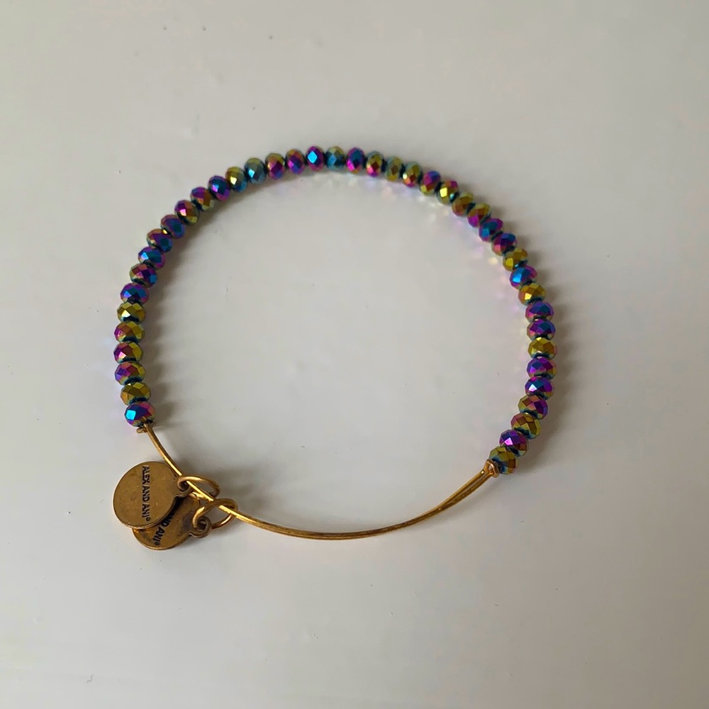Alex and Ani multicolor bead bracelet